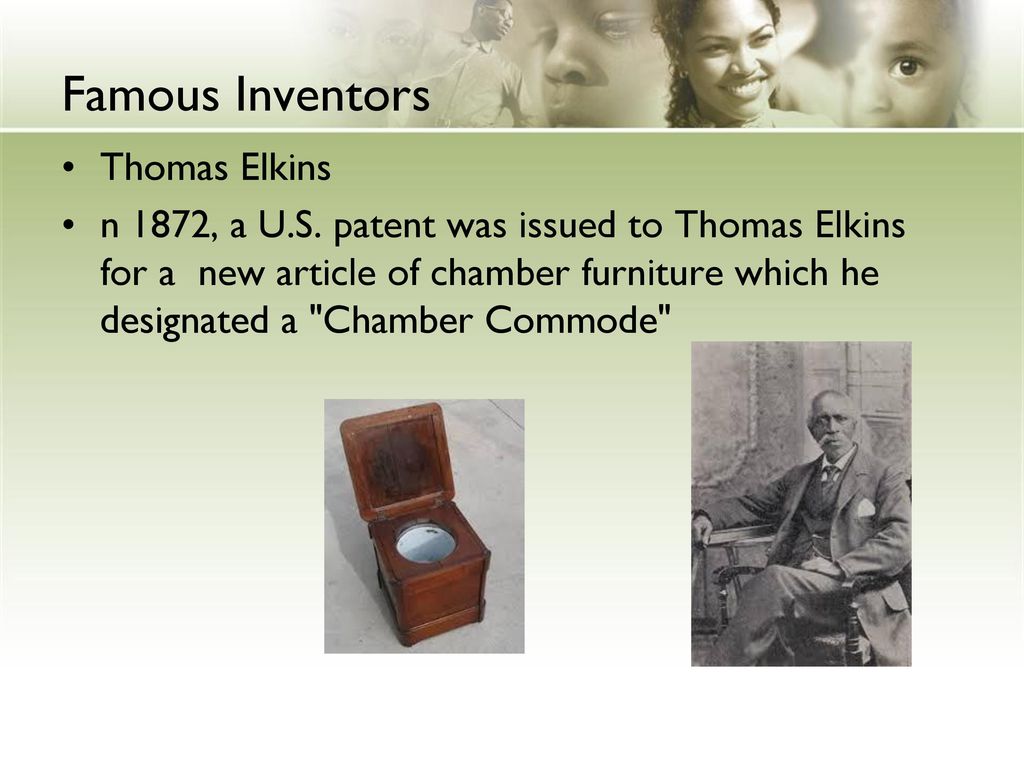 Thomas Elkins – Inventor of modern toilet and an Improved Refrigerator