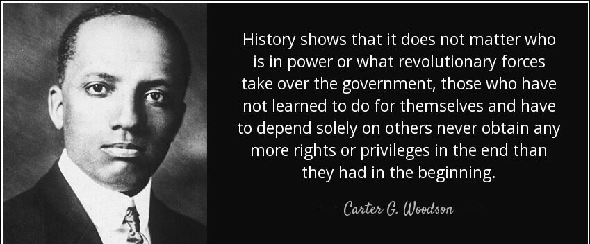 5 Important Quotes by Carter G Woodson