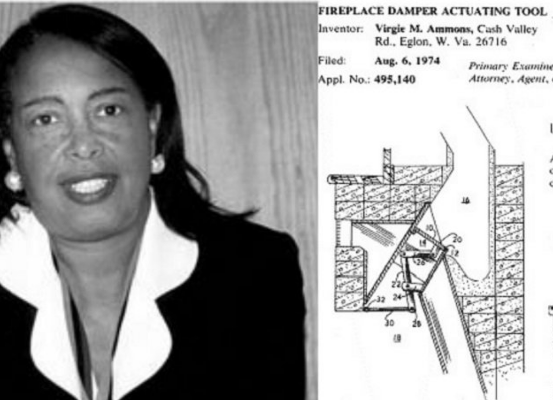 Virgie Ammons: Inventor of device for dampening Fireplaces